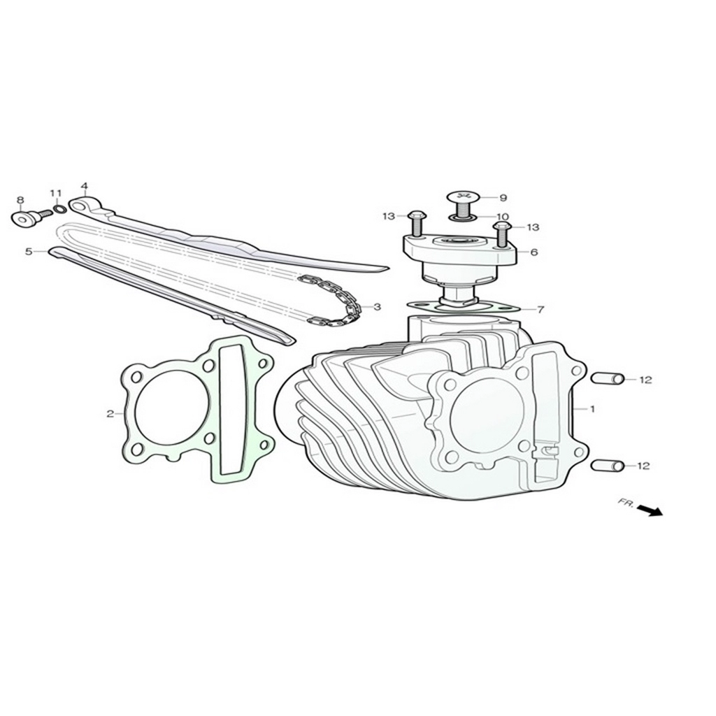 DAELIM NC125 (DL125DRT) VIDA M6X6 #DL125-DRT E0509